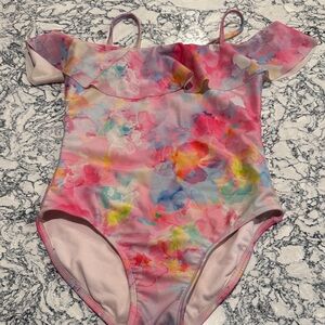 Cat & Jack Pastel Tie-Dye Swimsuit